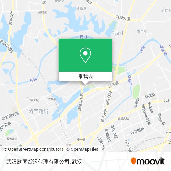 武汉欧度货运代理有限公司地图