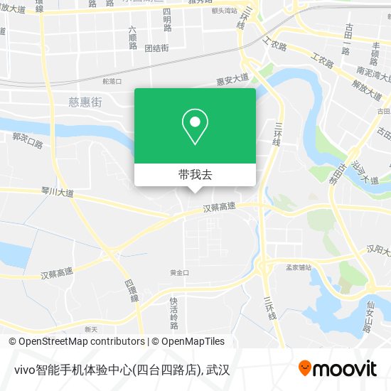 vivo智能手机体验中心(四台四路店)地图