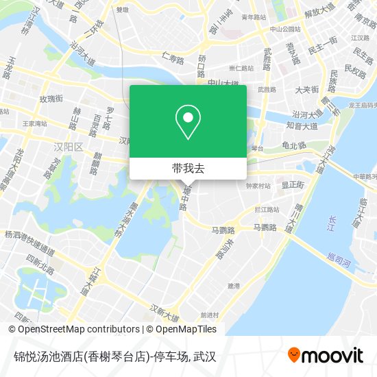 锦悦汤池酒店(香榭琴台店)-停车场地图