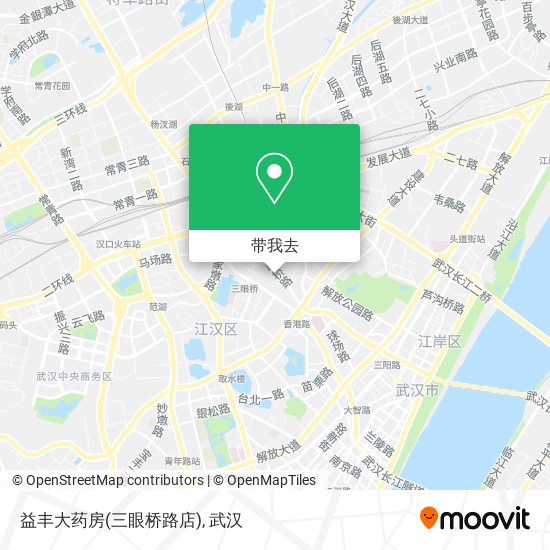 益丰大药房(三眼桥路店)地图