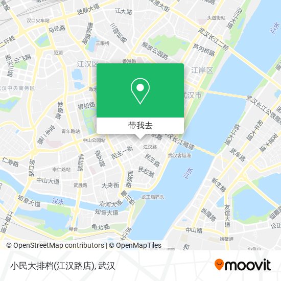 小民大排档(江汉路店)地图