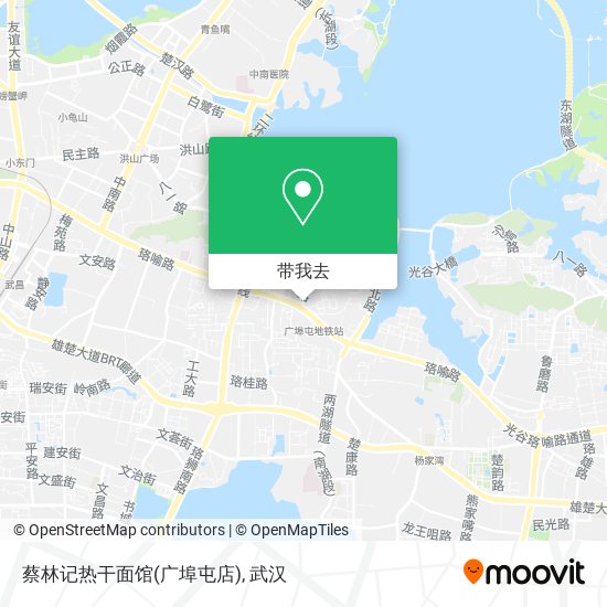 蔡林记热干面馆(广埠屯店)地图