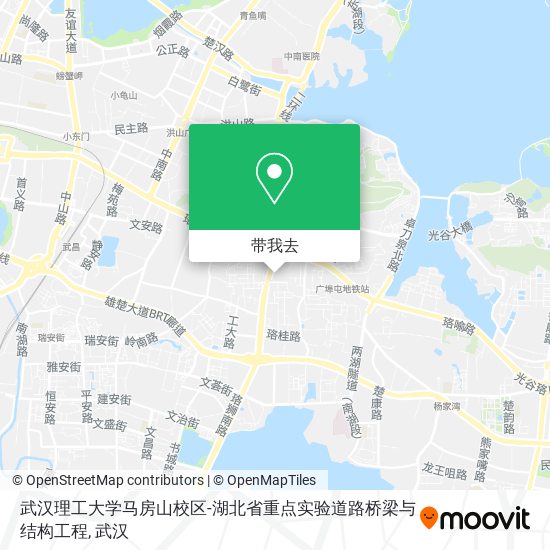 武汉理工大学马房山校区-湖北省重点实验道路桥梁与结构工程地图