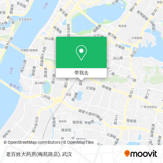 老百姓大药房(梅苑路店)地图