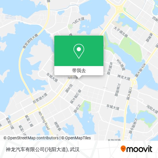 神龙汽车有限公司(沌阳大道)地图