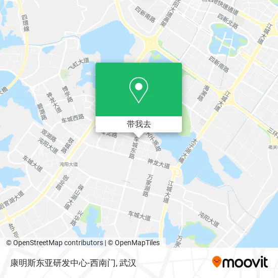 康明斯东亚研发中心-西南门地图