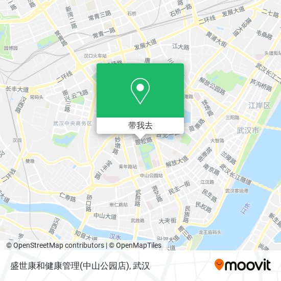 盛世康和健康管理(中山公园店)地图