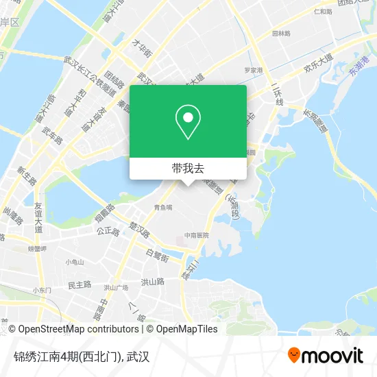 锦绣江南4期(西北门)地图