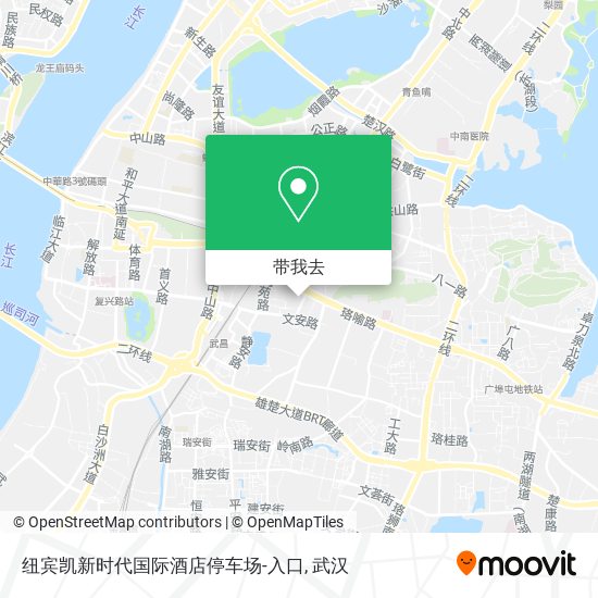 纽宾凯新时代国际酒店停车场-入口地图