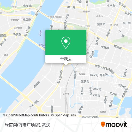 绿茵阁(万隆广场店)地图