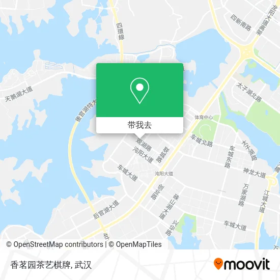 香茗园茶艺棋牌地图