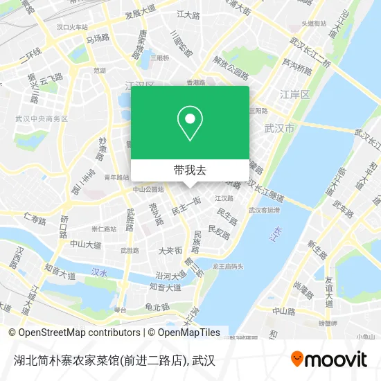 湖北简朴寨农家菜馆(前进二路店)地图