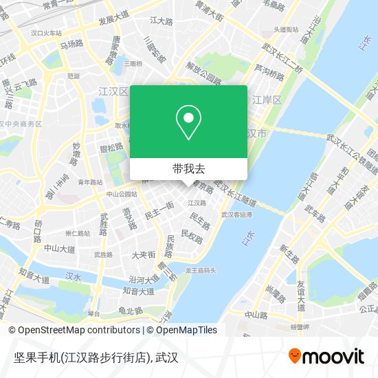 坚果手机(江汉路步行街店)地图