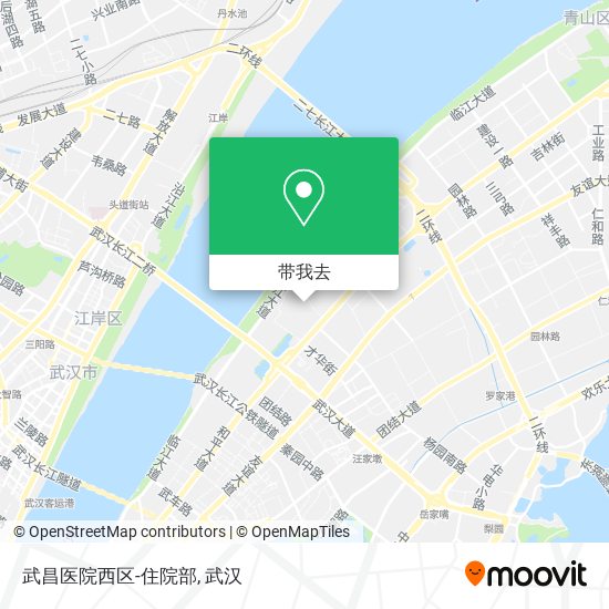 武昌医院西区-住院部地图