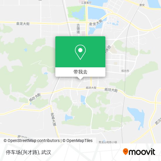 停车场(兴才路)地图