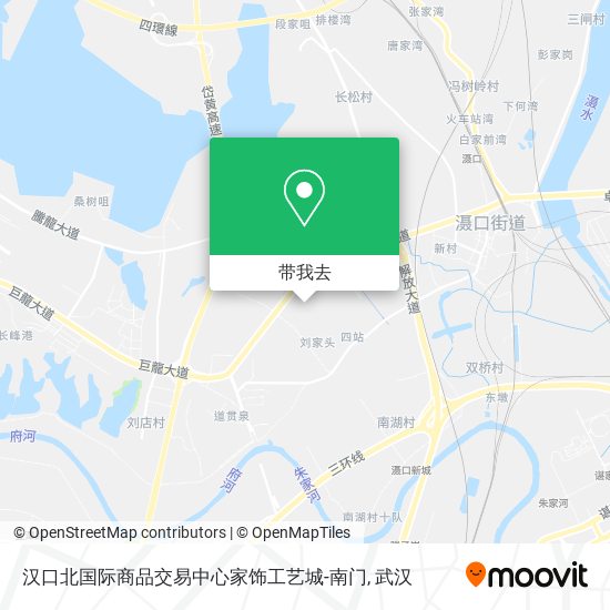 汉口北国际商品交易中心家饰工艺城-南门地图