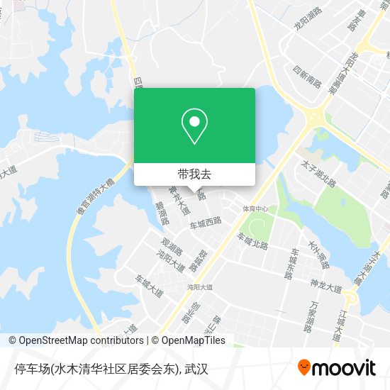 停车场(水木清华社区居委会东)地图