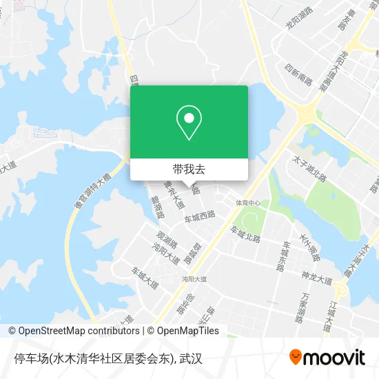 停车场(水木清华社区居委会东)地图