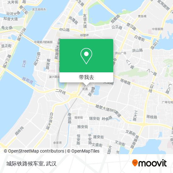 城际铁路候车室地图