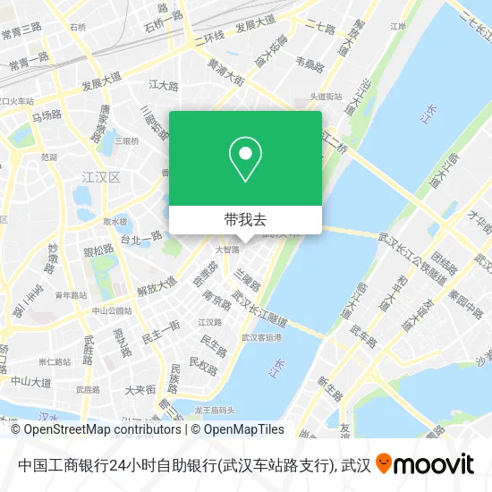 中国工商银行24小时自助银行(武汉车站路支行)地图