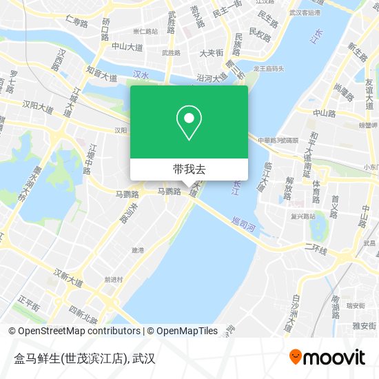 盒马鲜生(世茂滨江店)地图