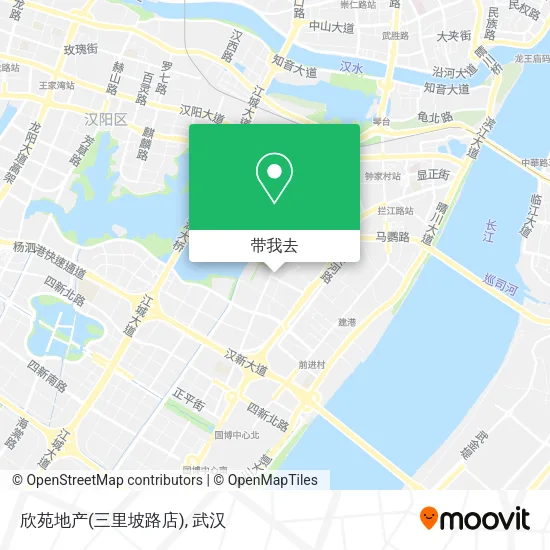欣苑地产(三里坡路店)地图