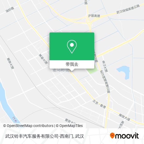 武汉铃丰汽车服务有限公司-西南门地图