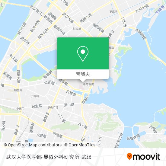 武汉大学医学部-显微外科研究所地图