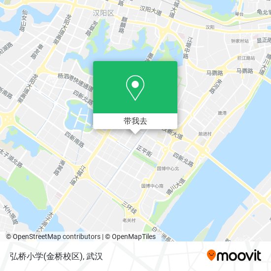 弘桥小学(金桥校区)地图