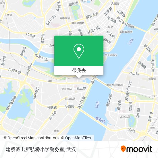 建桥派出所弘桥小学警务室地图
