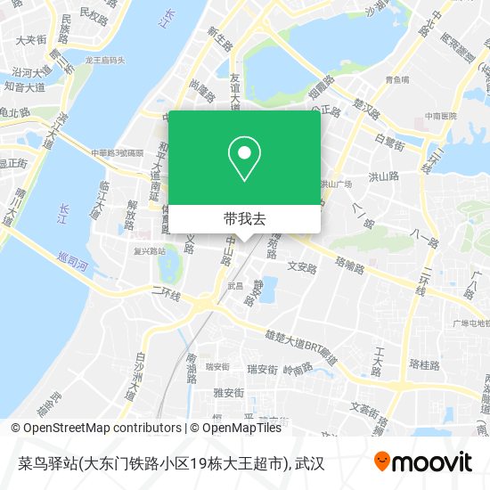 菜鸟驿站(大东门铁路小区19栋大王超市)地图