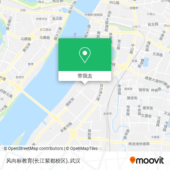 风向标教育(长江紫都校区)地图