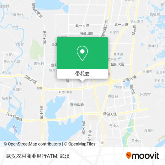 武汉农村商业银行ATM地图