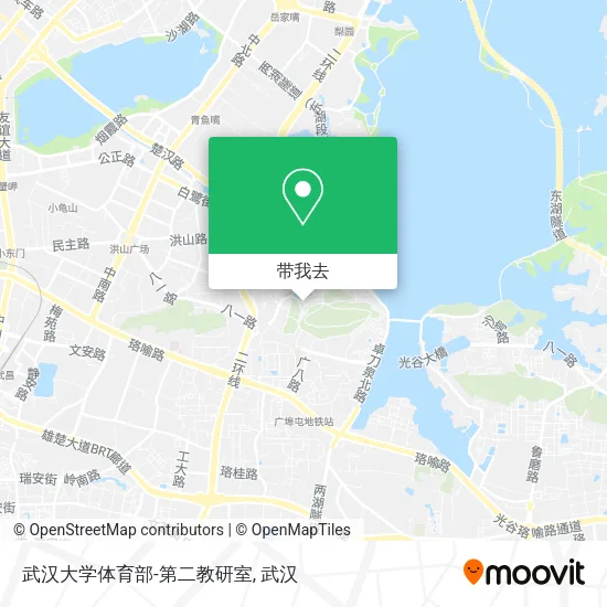 武汉大学体育部-第二教研室地图