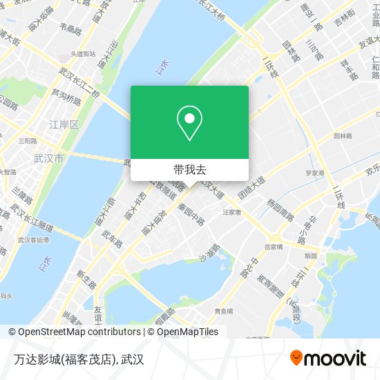 万达影城(福客茂店)地图