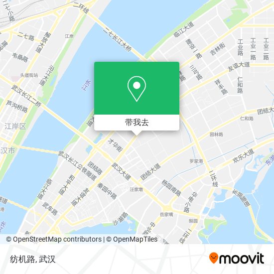 纺机路地图