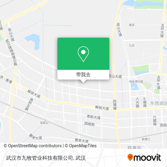 武汉市九牧管业科技有限公司地图