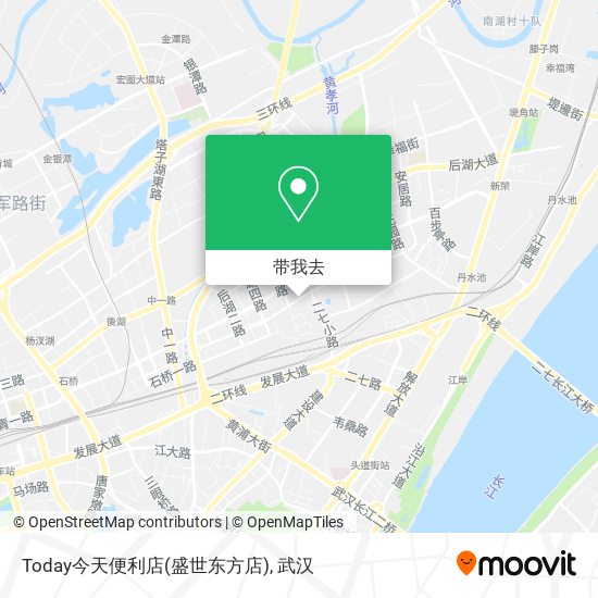 Today今天便利店(盛世东方店)地图