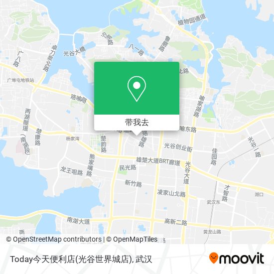 Today今天便利店(光谷世界城店)地图