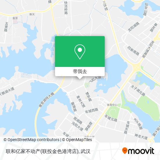 联和亿家不动产(联投金色港湾店)地图