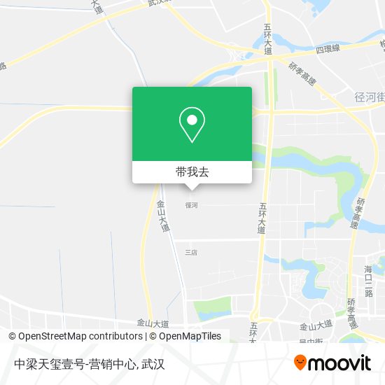中梁天玺壹号-营销中心地图
