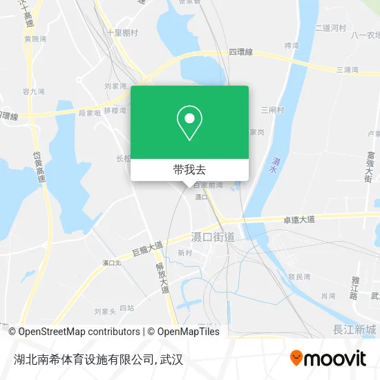 湖北南希体育设施有限公司地图