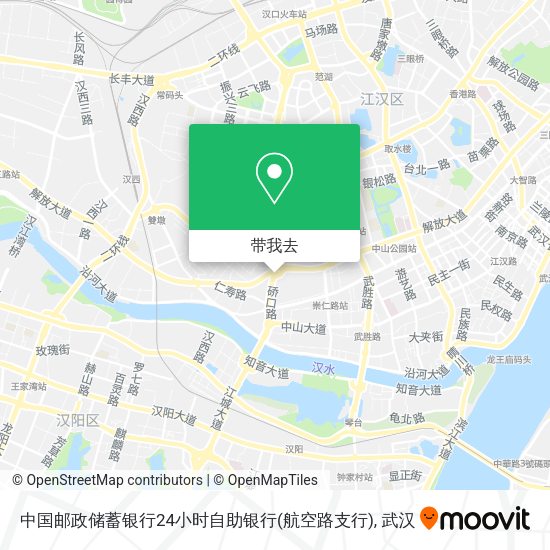 中国邮政储蓄银行24小时自助银行(航空路支行)地图