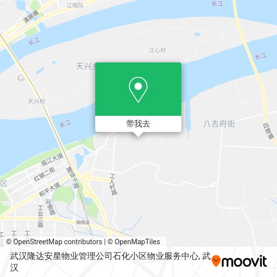 武汉隆达安星物业管理公司石化小区物业服务中心地图