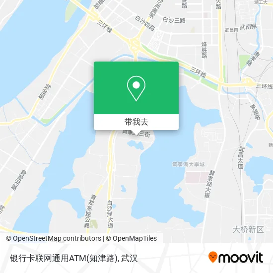 银行卡联网通用ATM(知津路)地图