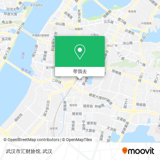 武汉市汇财旅馆地图