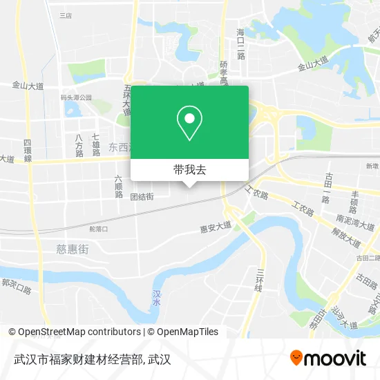 武汉市福家财建材经营部地图