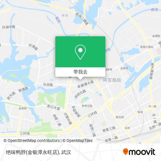 绝味鸭脖(金银潭永旺店)地图