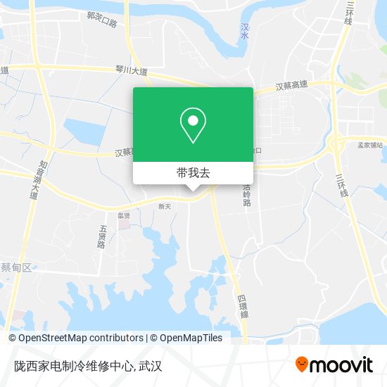 陇西家电制冷维修中心地图