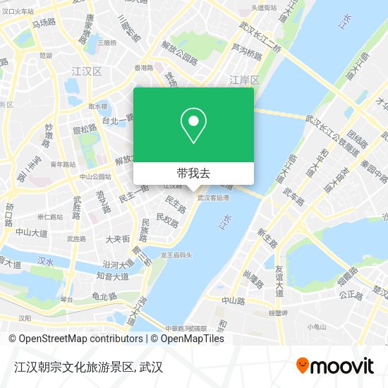 江汉朝宗文化旅游景区地图